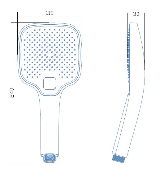 Лейка для душа Mixxen Prinz MXHA0628 