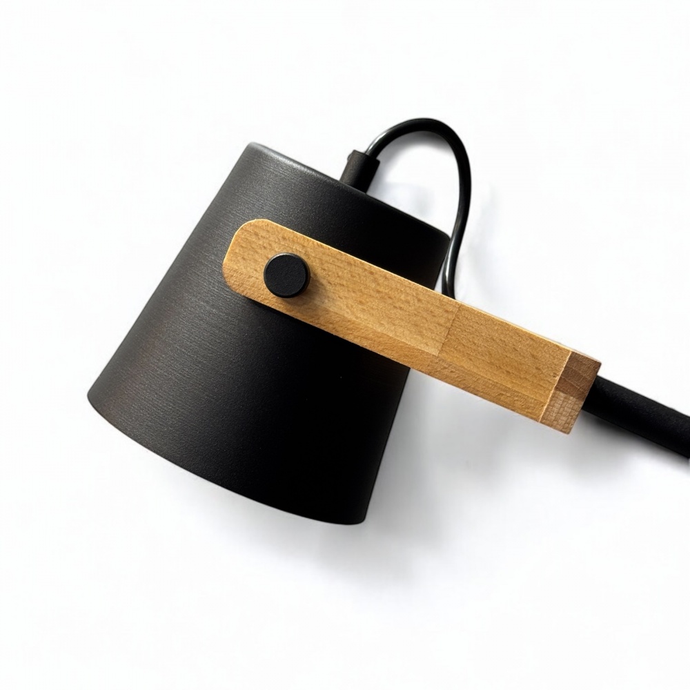 Торшер LIGHT SET VOLOSHKA TR 12 Вт GX53 чорний