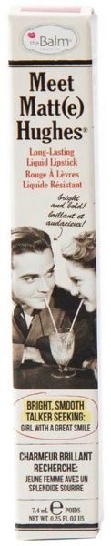 Помада рідка матова theBalm Meet Matte Hughes Loyal Deep Red 7,4 мл