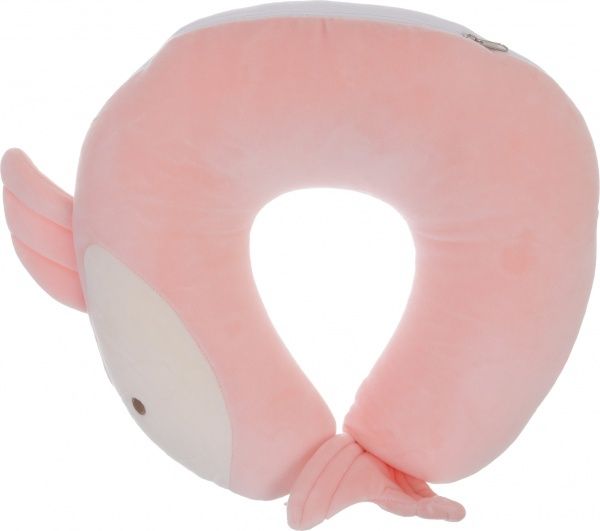 Подушка дорожная Кит розовый Home Line