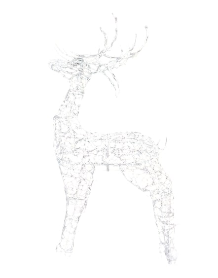 Декоративная новогодняя фигура Олень 180 см светодиодная (LED) 300 ламп 180 см 