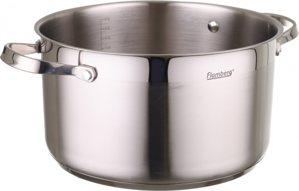 Каструля зі скляною кришкою Classic 6 л Flamberg
