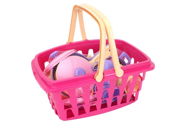 Игровой набор ТехноК посуда в корзине 4449