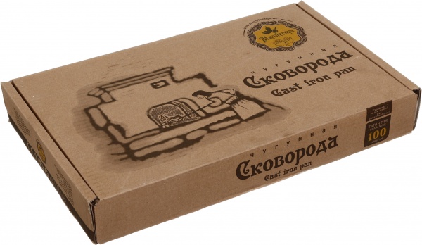 Сковорода-гриль чавунна лита з металевою ручкою 28x28x4см Maysternya