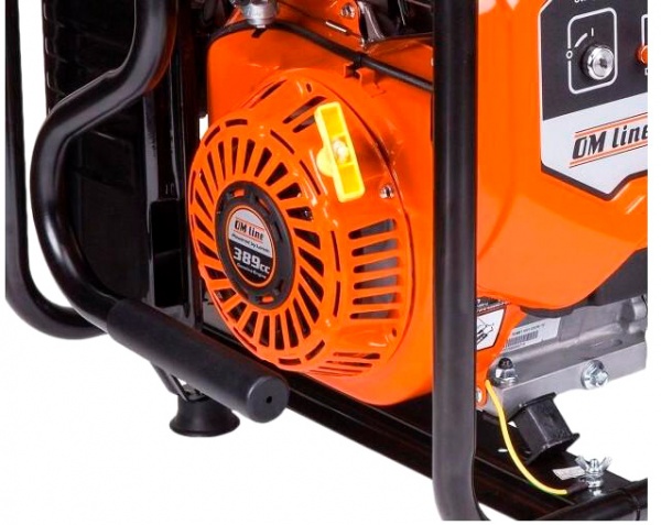 Электрогенераторная установка Oleo-Mac OM LINE 5 кВт / 5,5 кВт 220 В PZU 65 DCS бензин