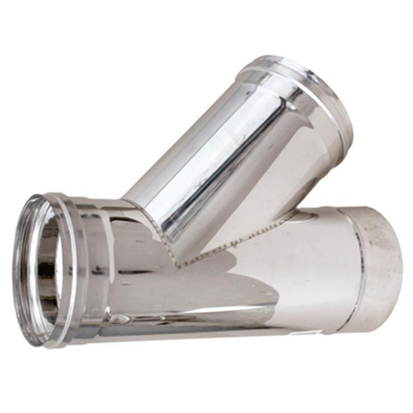 Тройник Versia-Lux нержавеющая сталь 45 Ф 200 мм