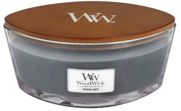 Свеча ароматическая Woodwick Ellipse Evening Onyx 453 г 