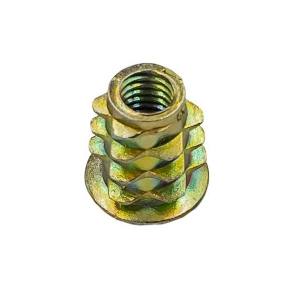 Мебельная муфта 12,5/М6х25 желтый цинк 2 шт.