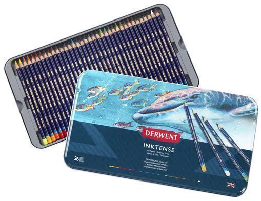 Набір чорнильних олівців Inktense 36 кольорів Derwent