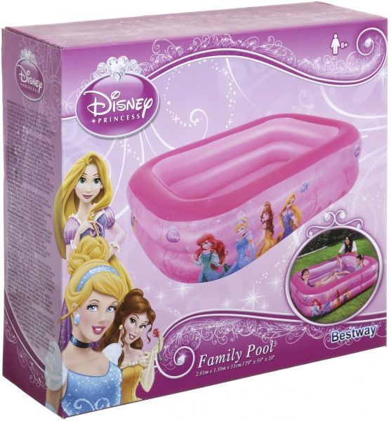Басейн надувний Bestway Принцеса 201x150x51 см