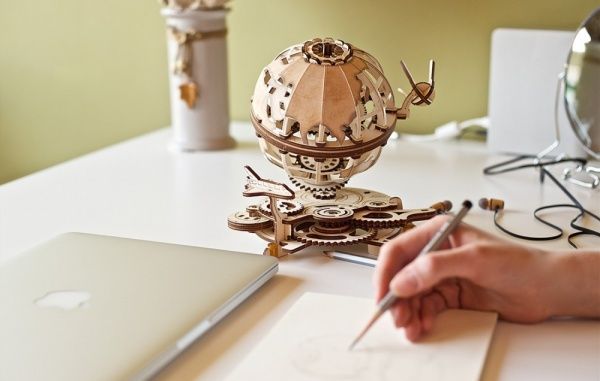 Дерев'яний 3D-конструктор UGEARS Глобус