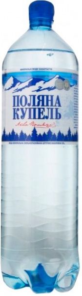 Вода мінеральна Аква-Поляна сильногазована 1,5 л (Поляна Купель) 
