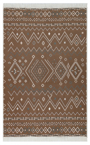 Килим Ekohali Arya AR 05 Beige Blue 160x230 см двосторонній 