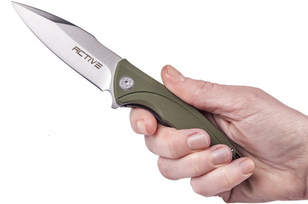 Нож складной ACTIVE Varan Olive 63.03.23