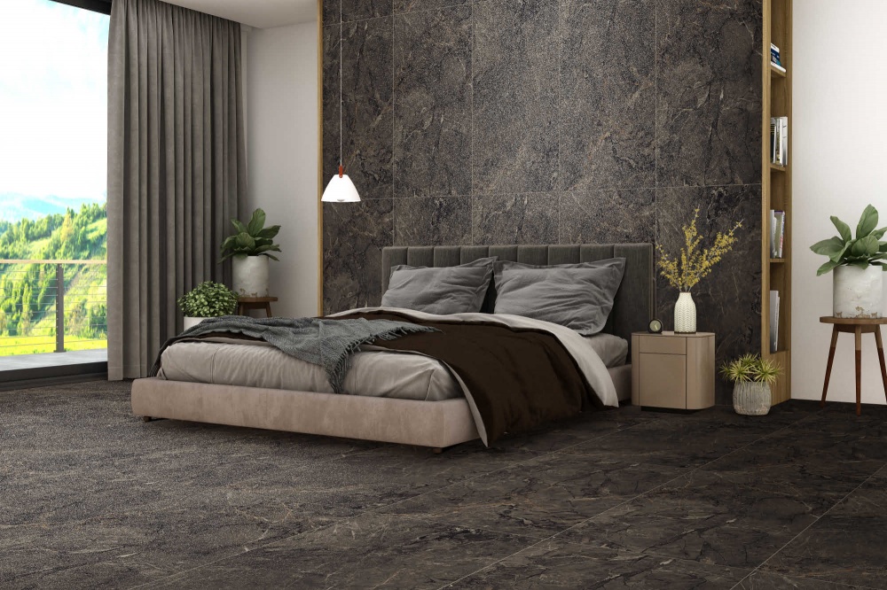 Плитка Cerossa Ceramica Mogan brown sugar carving dark 60x120 см