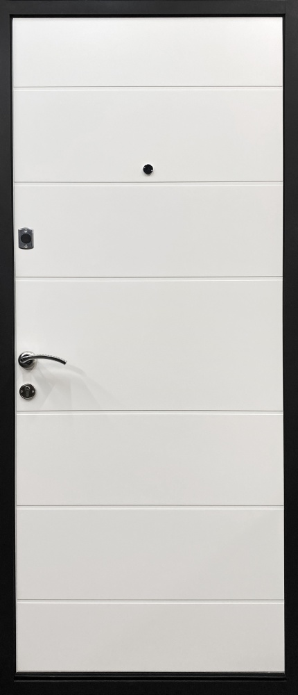 Дверь входная Министерство дверей Молодежная дуб грифель / дуб пломбир 2050х860 мм левая