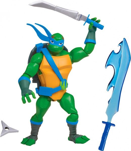 Фигурка TMNT серии «Эволюция Черепашек-Ниндзя» с боевым панцирем - ЛЕОНАРДО (12 cм) 