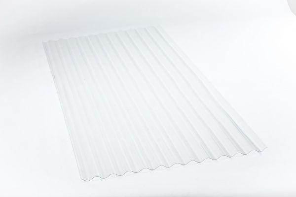 Гофрований монолітний полікарбонат PALRAM PO 76/18 2000x900 мм прозорий 