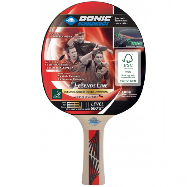 Ракетка для настільного тенісу Donic Legends 600 FSC 