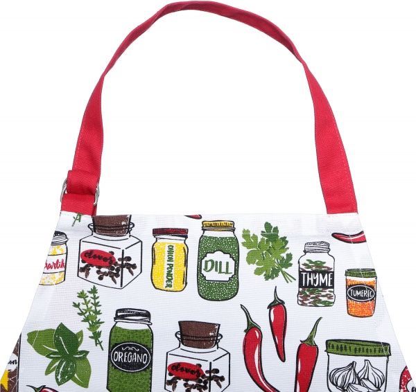 Фартук кухонный Специи красный Homeline