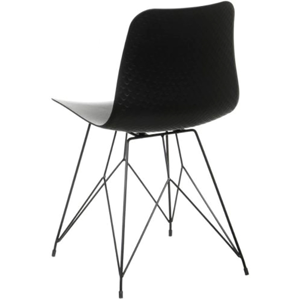 Стул обеденный Star черный хром/черный