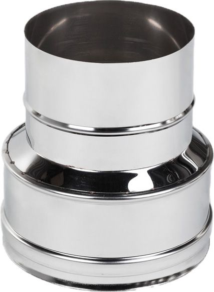 Переходник дымоходный нержавеющий ф140- на ф200+ Versia-Lux 