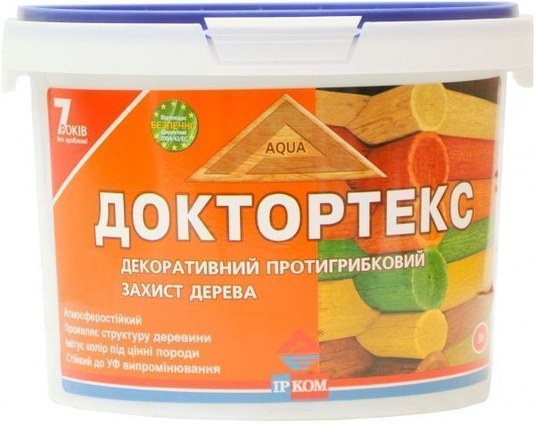 Лазур ІРКОМ Доктортекс IP-013 горобина шовковистий мат 3 л