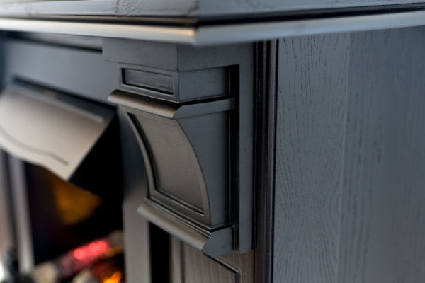 Камінокомплект ASTRA FLAME Гермес Black + Прометей