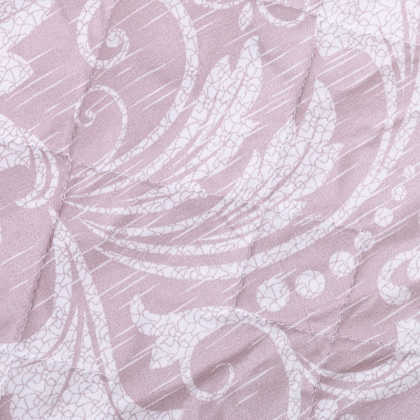 Покрывало стеганое 210x240 см Homeline розовый с рисунком 