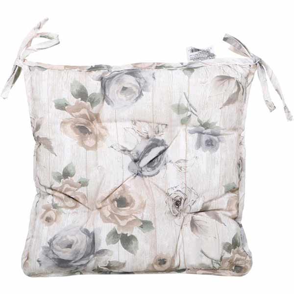 Подушка для табурета La Nuit Loft Каменные розы 40x40 см