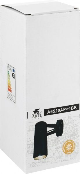 Трековый прожектор Arte Lamp LED 20 Вт 4000 К черный A6520AP-1BK 