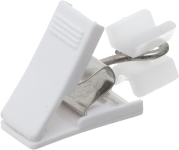 Гачки Gardinia із защібкою 20 шт. 4984 набірний білий 