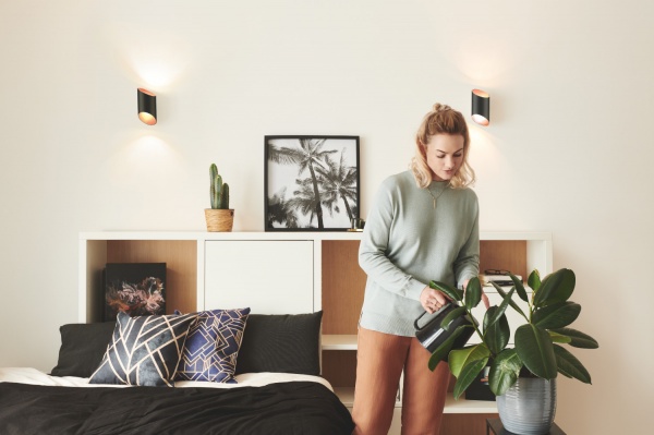 Светильник настенный Ledvance Smart+ Wifi Orbis Wall Cyldro 1x12 Вт черный 