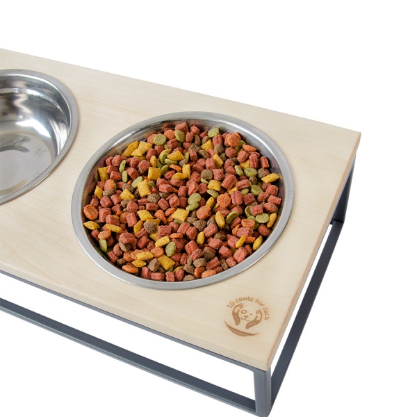 Миска подвійна 10 центів для Джека №4 M 2х800 мл графіт