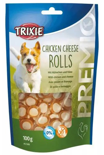 Лакомство Trixie для собак Премио Chicken Cheese Rolls с курицей и сыром 100 г 31589