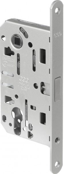 Дверний замок міжкімнатний AGB B061035041 Mediana Polaris матовий хром