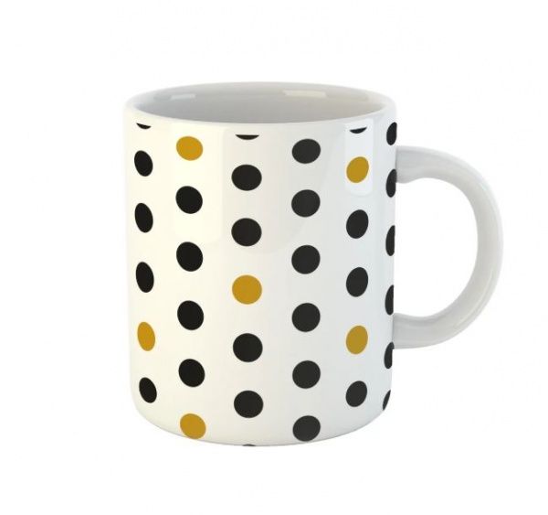 Чашка Black&Gold «Виктория» Be Happy