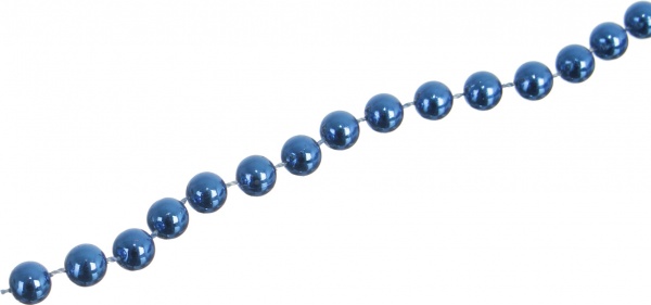 Бусы для елки 8 мм 8 м в ассортименте