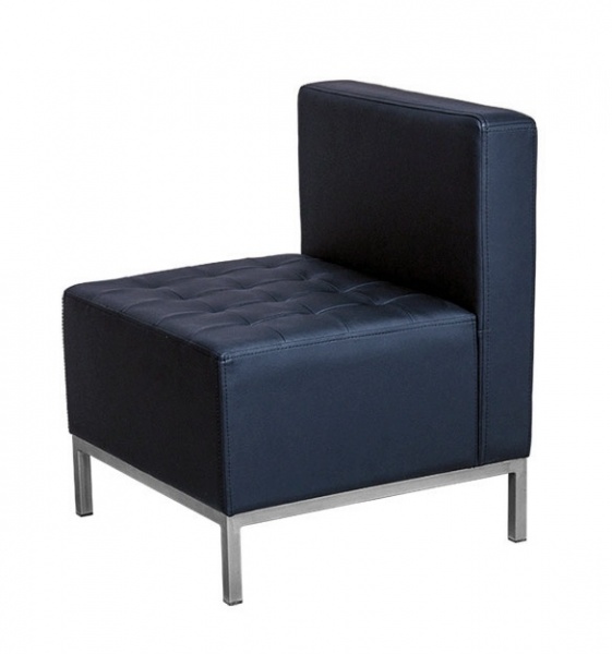 Диван офісний УРБАН 1 БП fly-2230-чорний 650x650x770 мм