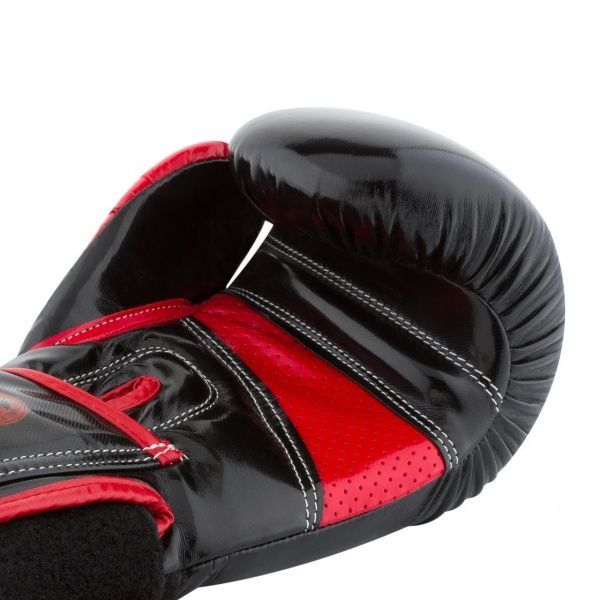Боксерские перчатки PowerPlay р. 8 8oz 3017_8oz черный с красным