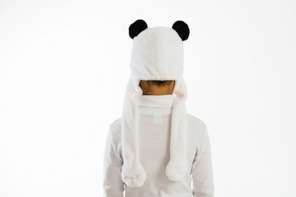 Набір карнавальний КАРНАВАЛІЯ шапка-маска Панда р.110 – 120 білий 