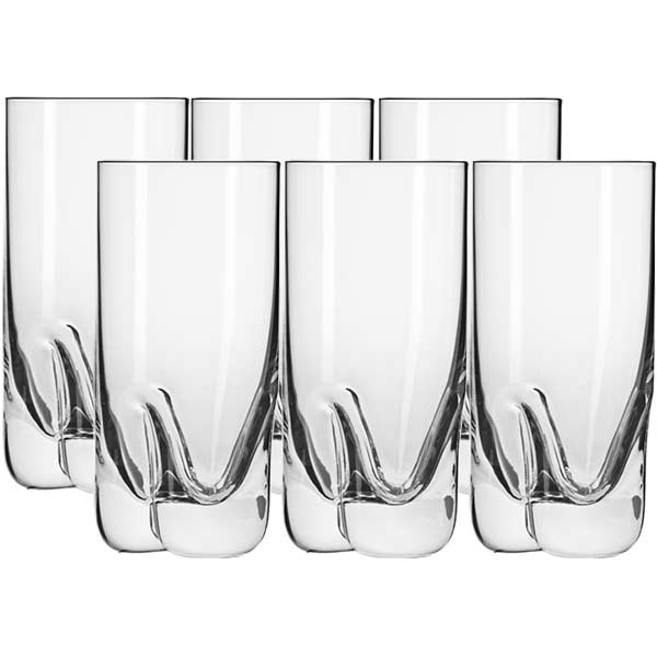 Набор стаканов высоких Long Drink Prestige Virgo 300 мл 6 шт. Krosno 