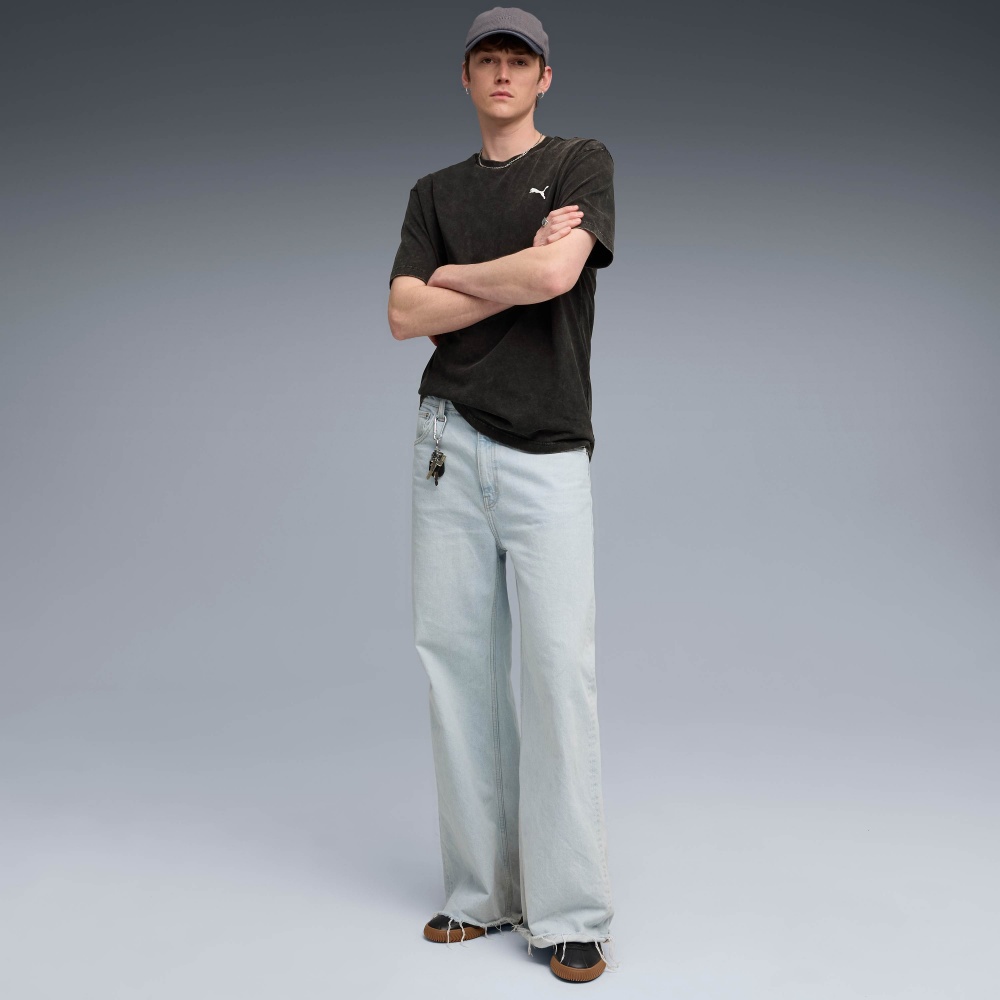 Футболка Puma ESS ELEVATED Relaxed Wash Tee 68804801 р.M черный