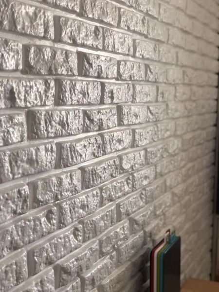 Плитка гіпсова 3D-панель Gipster Stone без покриття 0,25 кв.м