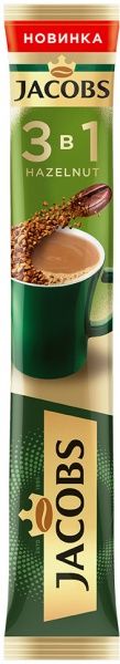 Кофейный напиток Jacobs 3 в1 Лесной орех 24х15 г 15 г 