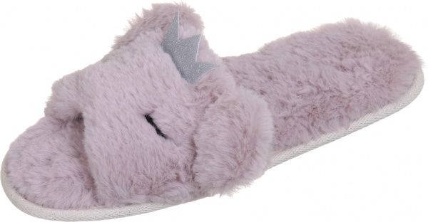 Капці домашні La Nuit Королева р. 36-37 пудровий 