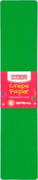 Бумага гофрированная 100% 50x250 см зеленый MX61616-04 Maxi
