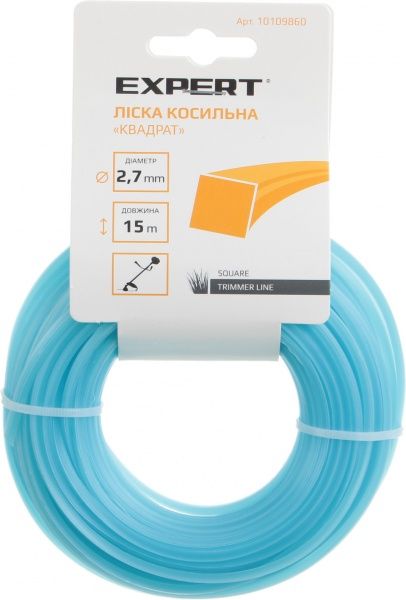 Волосінь косильна Expert Garden Квадрат 2,7 мм