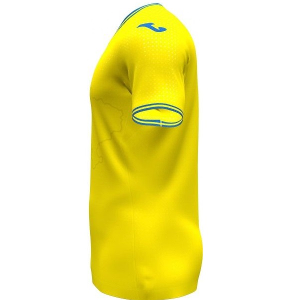 Футболка форми збірної України 2021 Joma FED. FUTBOL UCRANIA SHORT SLEEVE T-SHIRT AT102404A907 р. S жовтий