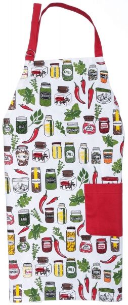 Фартук кухонный Специи красный Homeline